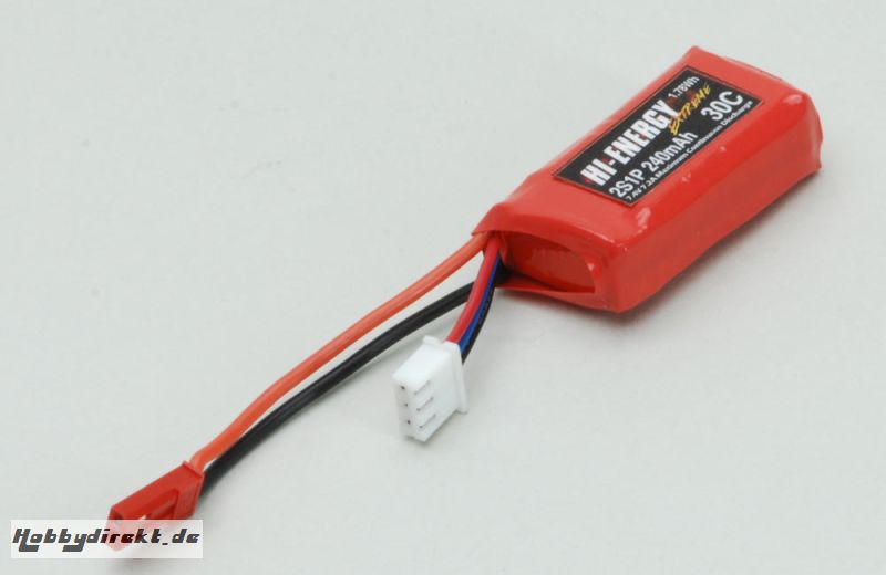 Hi-Energy 2S 240mAh 30C Li-Po Hi-Energy