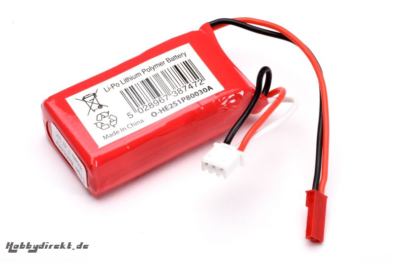 Hi-Energy 2S 800mAh 30C Li-Po Hi-Energy O-HE2S1P080030A