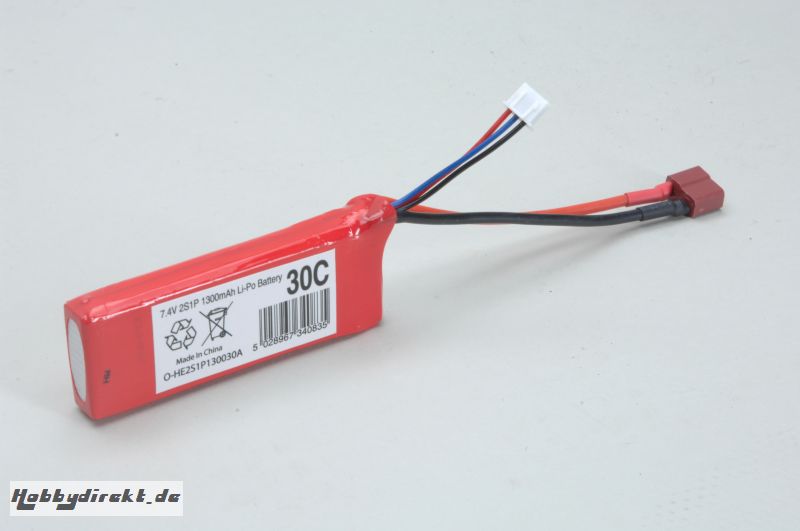 Hi-Energy 2S 1300mAh 30C Li-Po Hi-Energy O-HE2S1P130030A