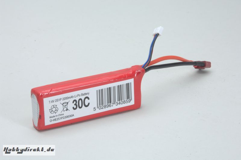 Hi-Energy 2S 2200mAh 30C Li-Po Hi-Energy O-HE2S1P220030A