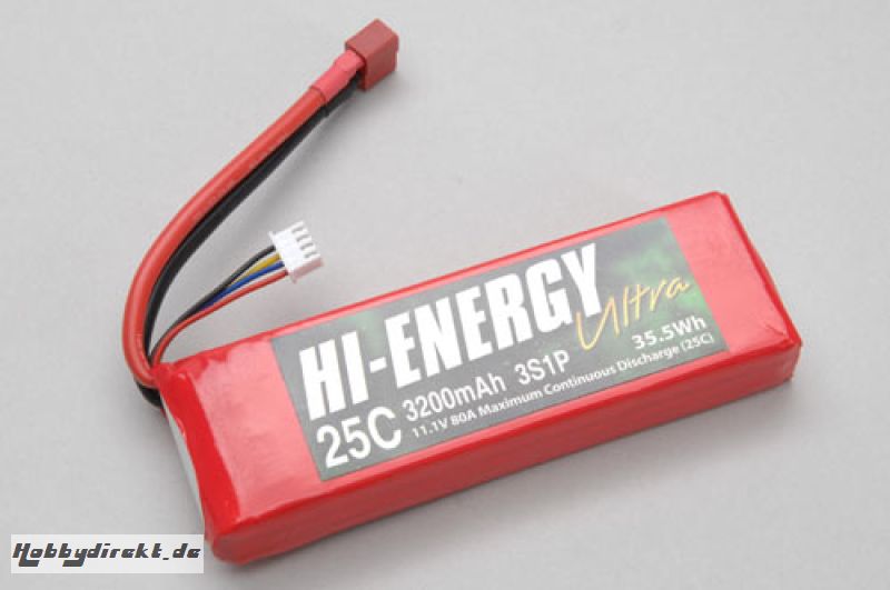 Hi-Energy 3S 3200mAh 25C Li-Po Hi-Energy