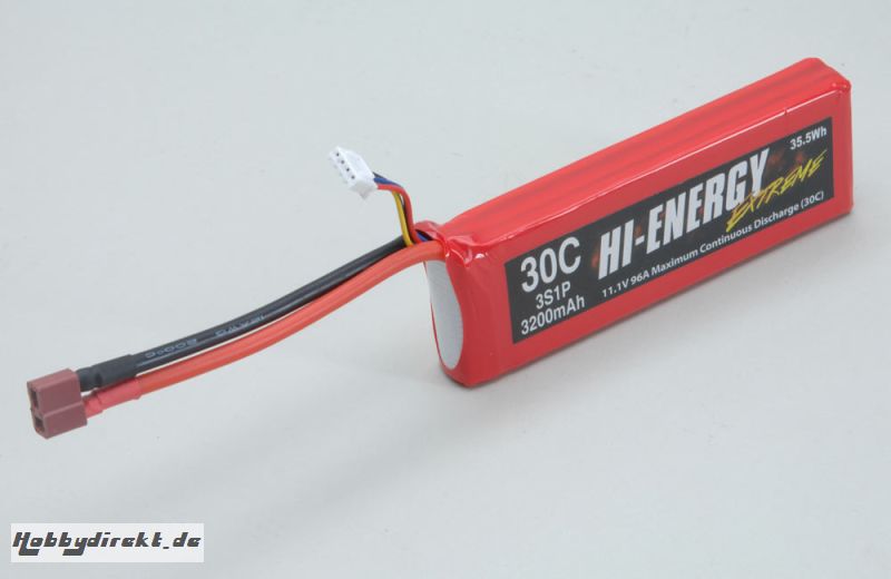 Hi-Energy 3S 3200mAh 30C Li-Po Hi-Energy O-HE3S1P320030A