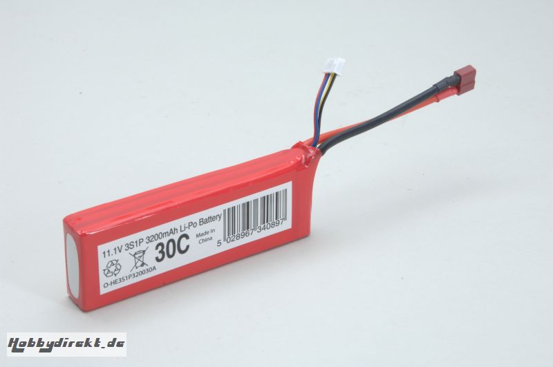 Hi-Energy 3S 3200mAh 30C Li-Po Hi-Energy O-HE3S1P320030A