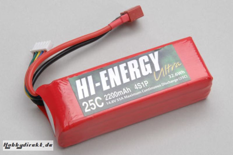 Hi-Energy 4S 2200mAh 25C Li-Po Hi-Energy