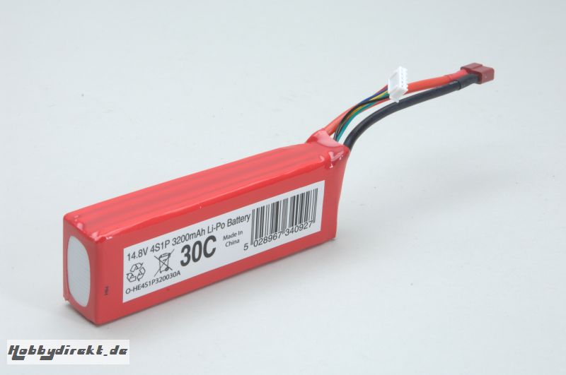 Hi-Energy 4S 3200mAh 30C Li-Po Hi-Energy O-HE4S1P320030A