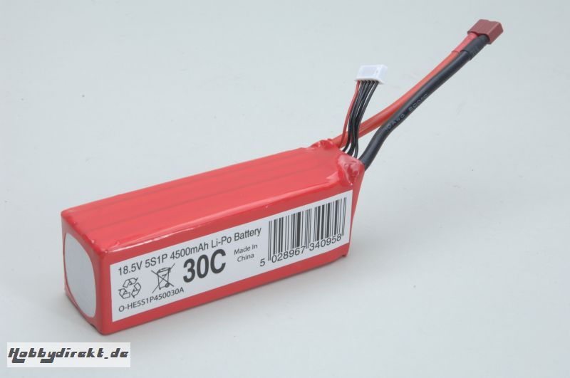 Hi-Energy 5S 4500mAh 30C li-Po Hi-Energy O-HE5S1P450030A