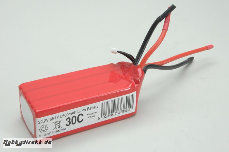 Hi-Energy 6S 5500Mah 30C Li-Po Hi-Energy