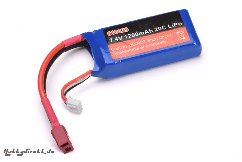 7.4v 1200mAh 25C Li-po-Hman/Cub Joysway O-JS-610829