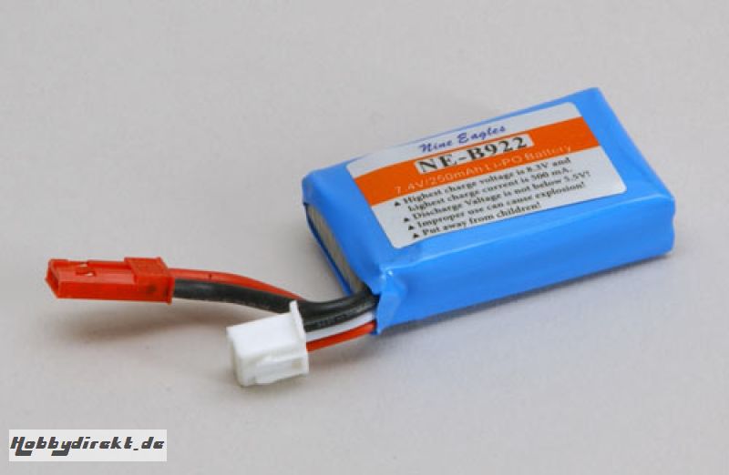 7.4v 250mAh Li-Po - Sky Runner