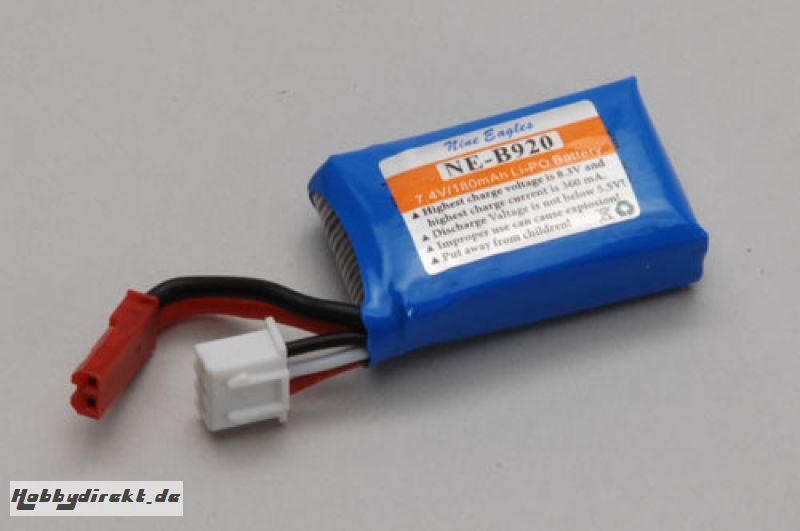 7.4v 180mAh 12C  Li-Po - Sky Eagle NE