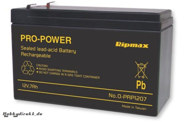 12v 7Ah Pro-Power Bleibatterie