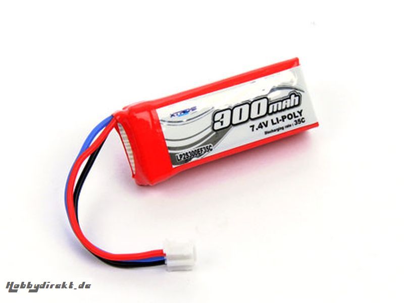 LP2S300EF35C LiPo Akku 7.4v, 300 mAh 35C 36771