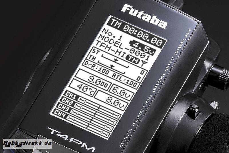 Futaba FUTABA T4PM T-FHSS + R304SB + LiPo + Ladegerät Futaba P-CB4PM-EU2