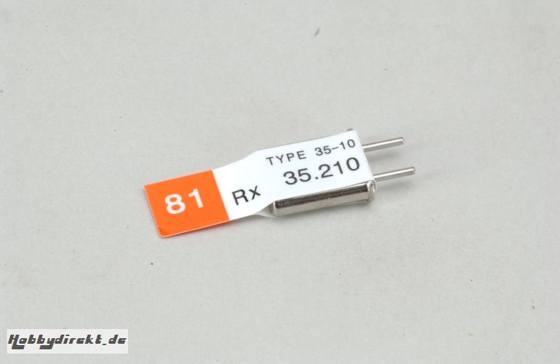 Futaba Kan. 81 (35.210MHz)FM Empf Quarz DS Futaba P-CR35/81DC