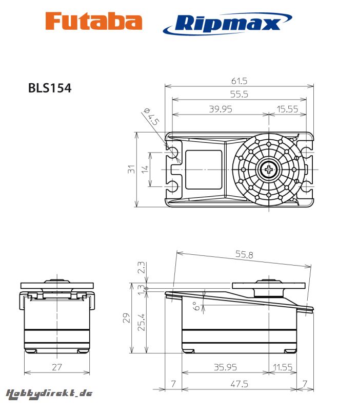 Futaba FUTABA BLS174SV 0.09s/9.6kg