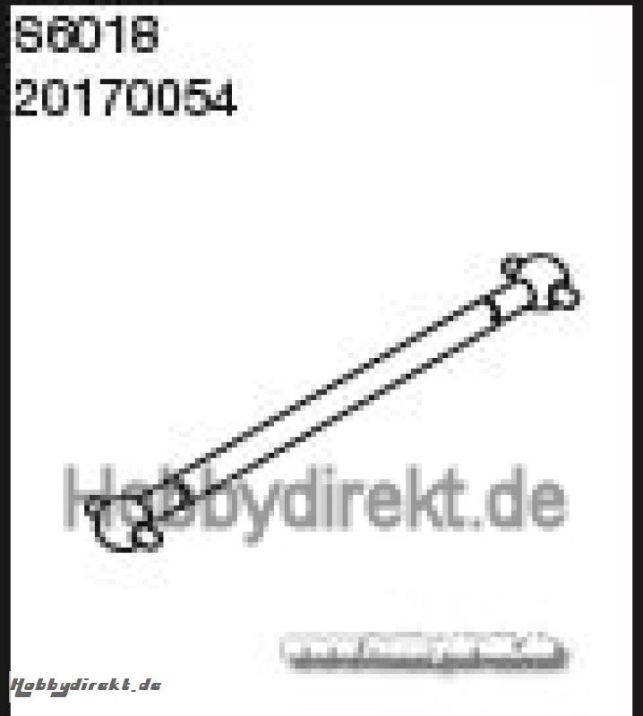 ZENTRALWELLE 64MM Robbe 1-20170054 20170054