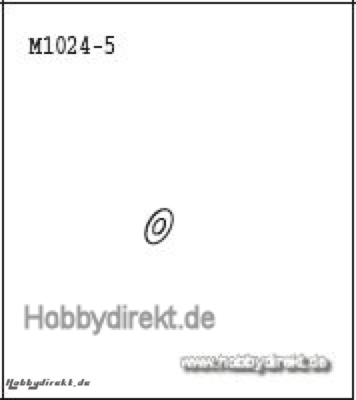 UNTERLEGSCHEIBE 5X11X1 Robbe 1-20200032 20200032