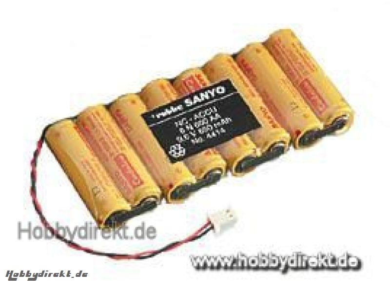 SENDERAKKU 9,6V 650 MAH 2P Robbe 1-4414 4414