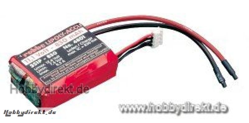 LIPO-AKKU 3S1P 11,1V 830MAH 10C Robbe 1-4801 4801