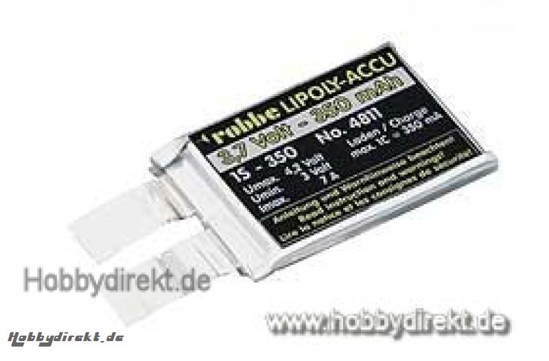 LIPO-ZELLE 3,7V 350MAH 20C Robbe 1-4811 4811