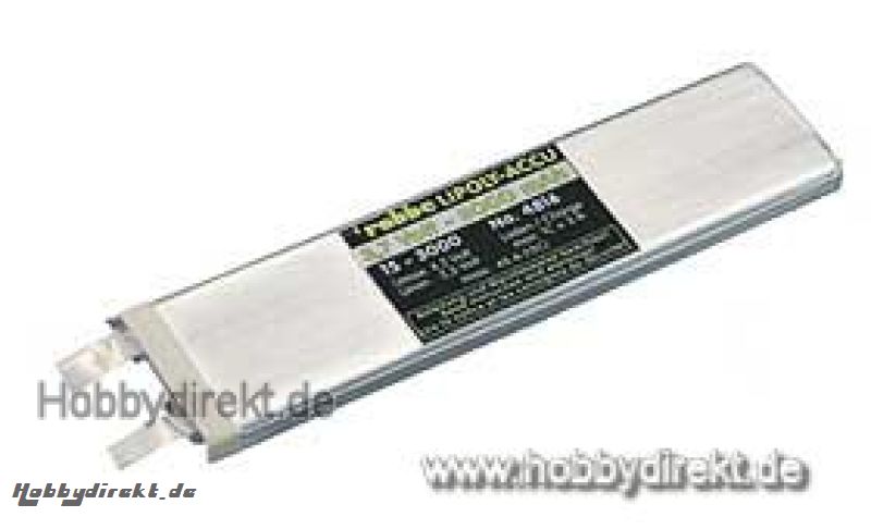 LIPO-ZELLE 3,7V 2200MAH 15C Robbe 1-4815 4815