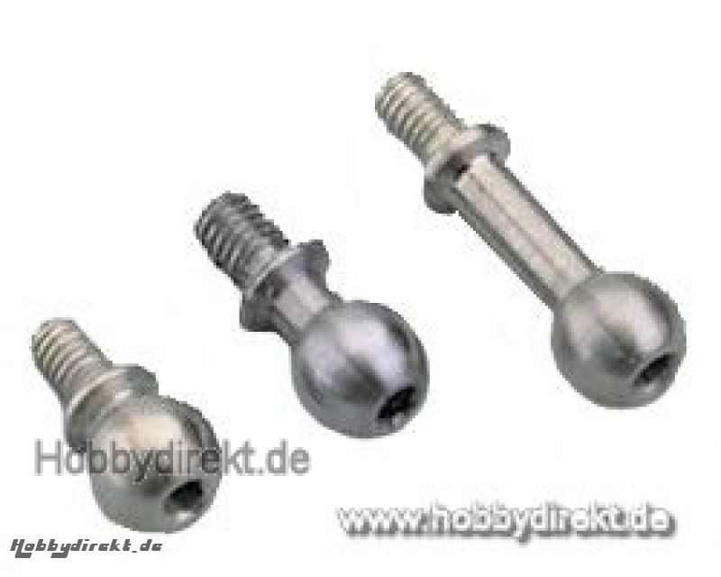 KUGELBOLZEN D4,8 M3 6/24 4STK Robbe 1-S3264 S3264