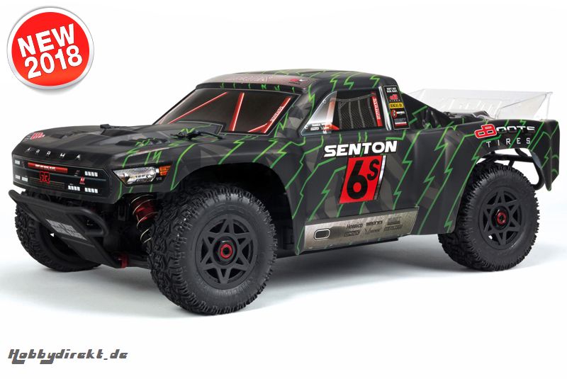 Arrma - Senton 6S BLX 4WD - 1/10 SC Truck RTR - ohne Akku und Ladegerat  AR102673 Hobbico