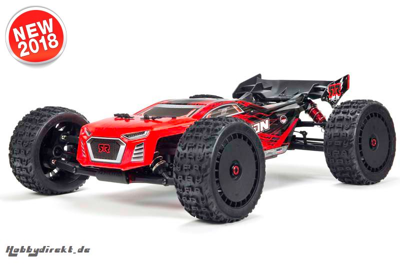 Arrma - Talion 6S BLX 4WD - 1/8 Truggy RTR - no batteries, no charger - Red / Black AR106030 Hobbico