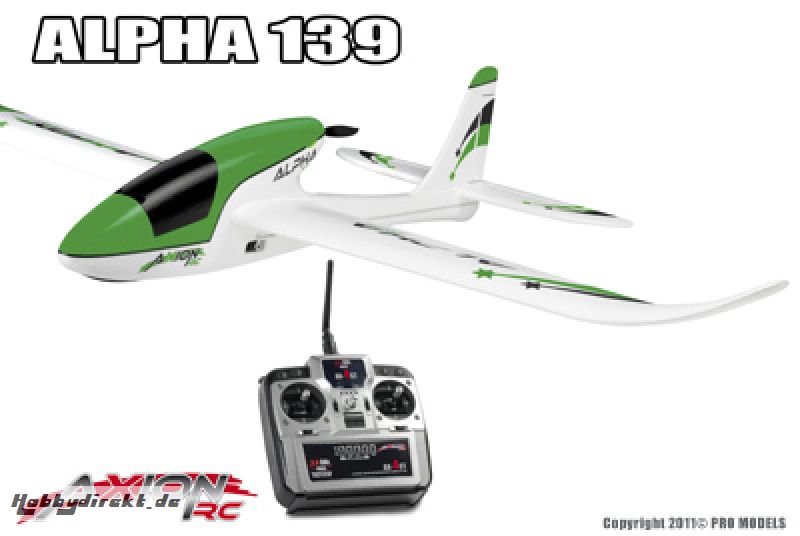 ALPHA 139 2X, RTF 2.4GHz, BRUSHED MODE 1 AX-00210-01M1 Hobbico