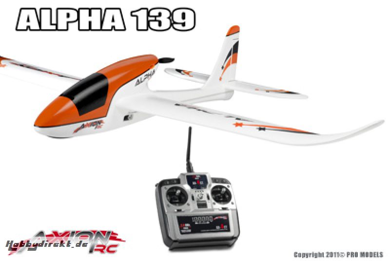 ALPHA 139 3X, RTF 2.4GHz, BRUSHLESS MODE 1 AX-00215-01M1 Hobbico