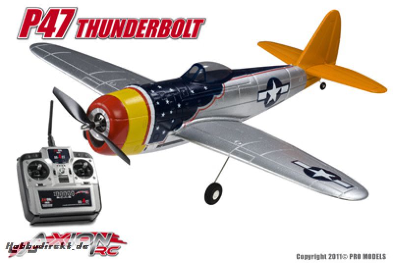 THUNDERBOLT P47, RTF 2.4GHz, BRUSHLESS MODE 1 AX-00235-01M1 Hobbico