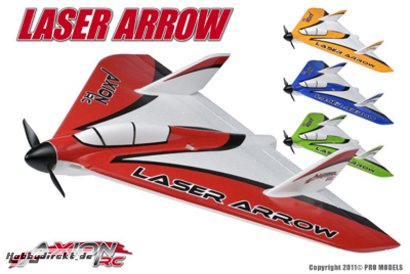 Axion RC - Laser Arrow, L+F (Link + Fly), Brushless AX-00240-02 Hobbico