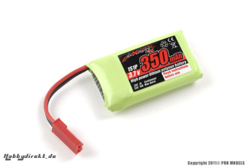 Axion RC - Li-Po battery 3.7V 350mAh AX-00350-105 Hobbico