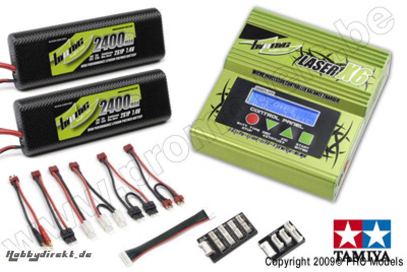 BIONIC CHARGER / LIPO COMBO 30C 2400MAH TAMIYA BC-CHA-2400T