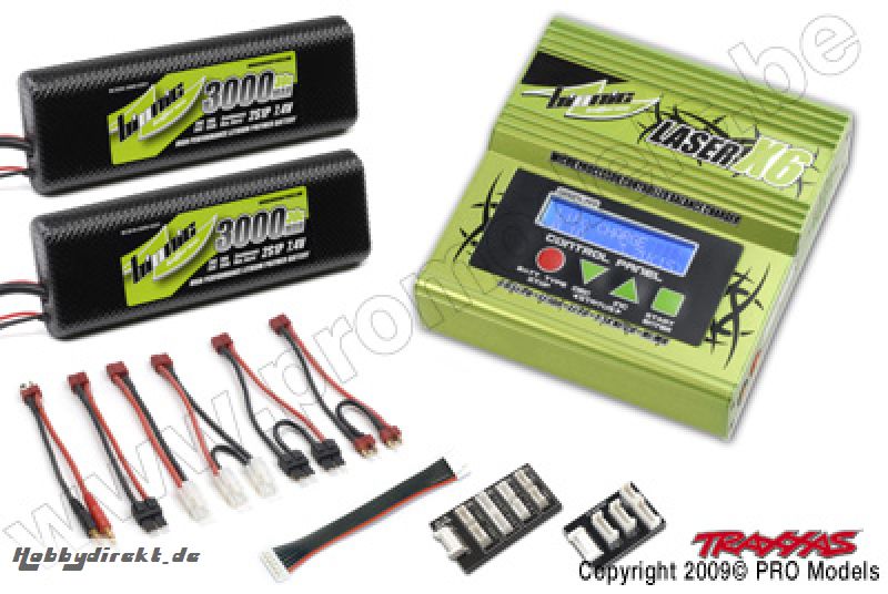 BIONIC CHARGER / LIPO COMBO 30C 3000MAH TRAXXAS BC-CHA-3000TR