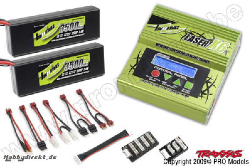 BIONIC CHARGER / LIPO COMBO 30C 3500MAH TRAXXAS BC-CHA-3500TR