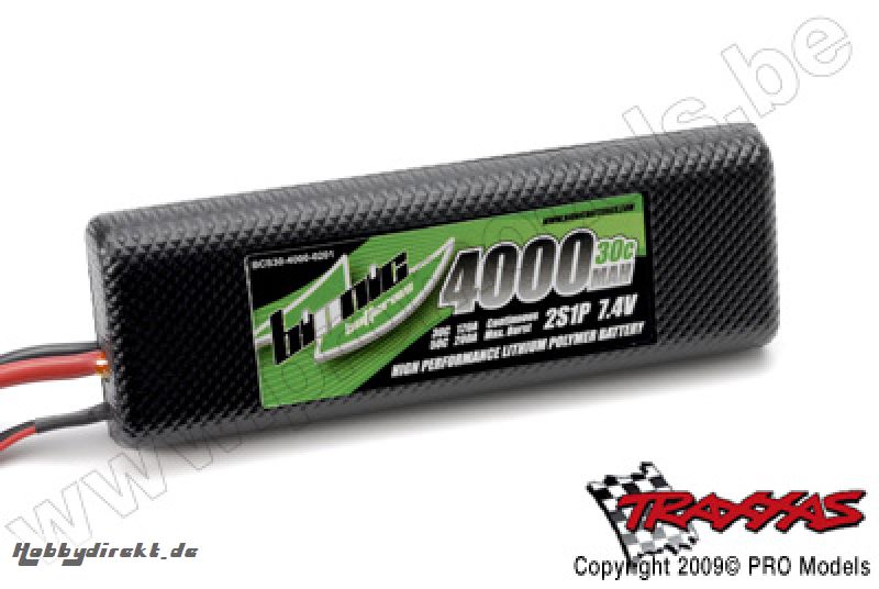 BIONIC CAR 30C 4000MAH 2S1P 7,4V TRAXXAS CONNECTOR BCS30-4000-0201TR