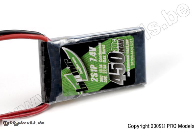 BIONIC FLIGHT 30C 450MAH 2S1P 7,4V BFS30-0450-0201