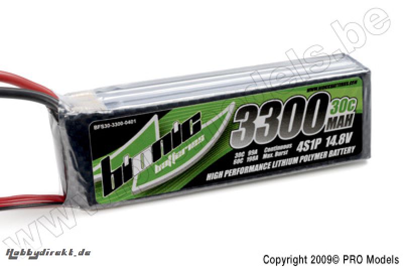 BIONIC FLIGHT 30C 3300MAH 4S1P 14,8V BFS30-3300-0401