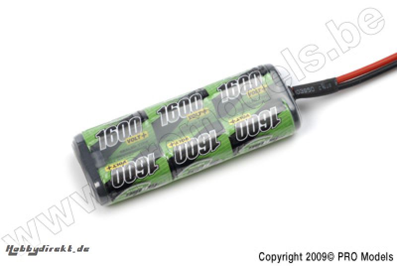 BIONIC NI-MH VOLT+ 1600 2/3A RACINGPACK 7.2V BNH-1600-2/3A6L