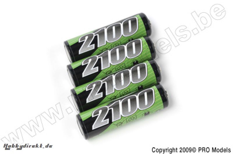 AA 2100 MAH (4pcs Blister) READY TO USE BNH-2100-AA4