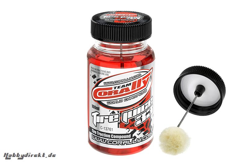 Team Corally - Tire Juice 33 - Reifenhaftmittel - Rot - Asphalt / Moosgummi Reifen C-13761