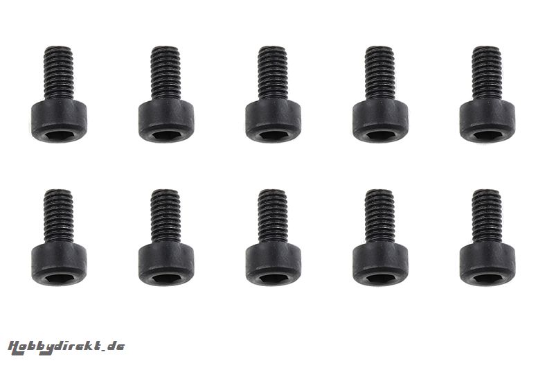 Team Corally - Stahl Schrauben M3 x 6mm - Innensechskant Zylinderkopf - 10 St  C-30000