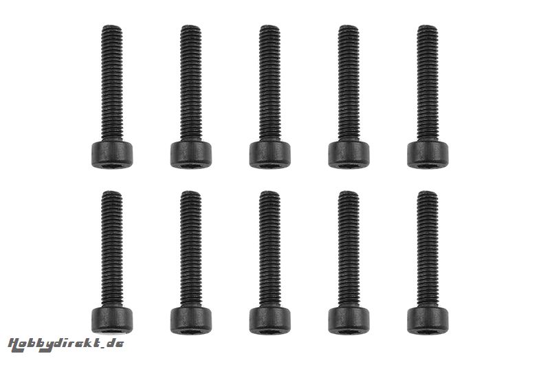 Team Corally - Stahl Schrauben M3 x 16mm - Innensechskant Zylinderkopf - 10 St  C-30004