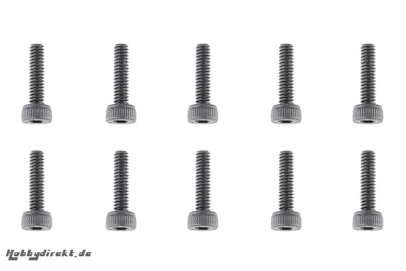 Team Corally - Stahl Schrauben M2 x 8mm - Innensechskant Zylinderkopf - 10 St  C-30020