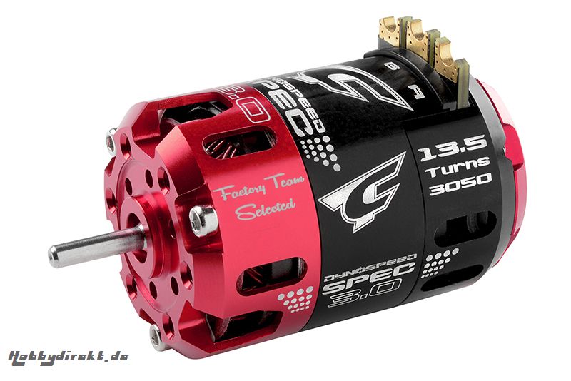 Team Corally - Dynospeed SPEC 3.0 - 1/10 Sensored Wettbewerbs Brushless Motor - Stock - 2-Polig - 13.5 Turns - 3050 KV C-61101