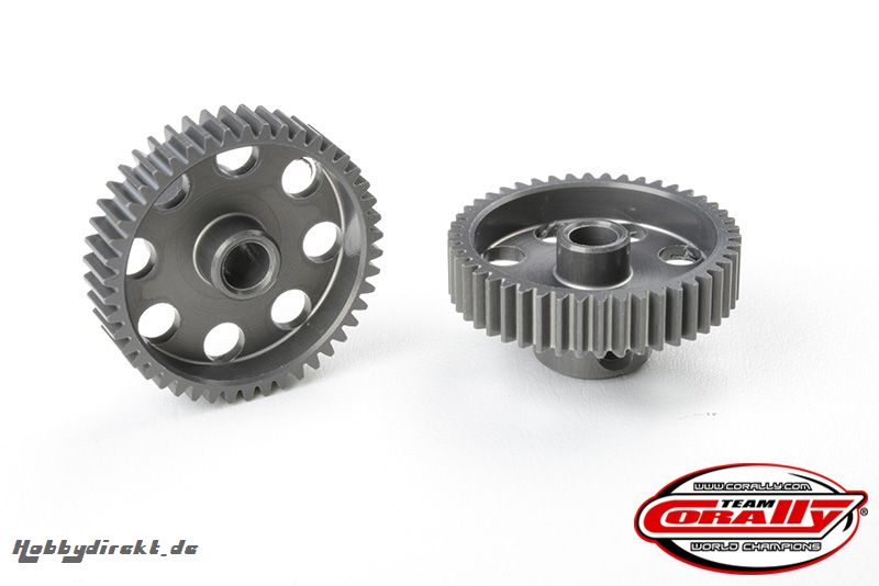 Team Corally - 64 DP Pinion  Short  Hard Anodised AL7075  43 Teeth - Ã¸3.17mm C-70343