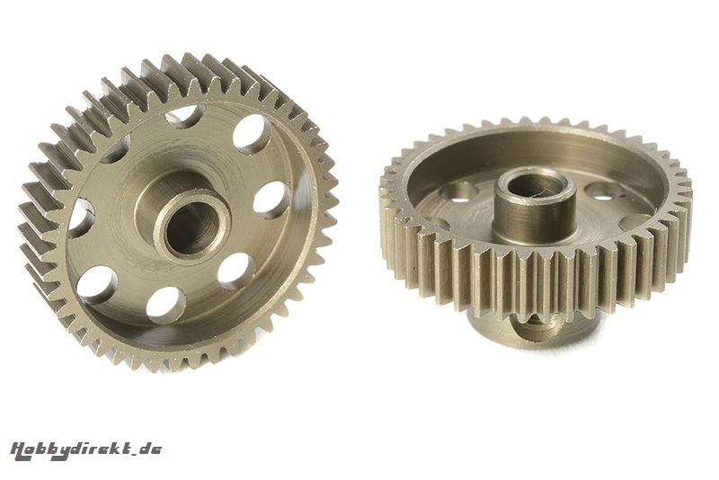 Team Corally - 64 DP Motorritzel - Stahl gehärtet - 44 Zähne - Welle 3.17mm C-71344