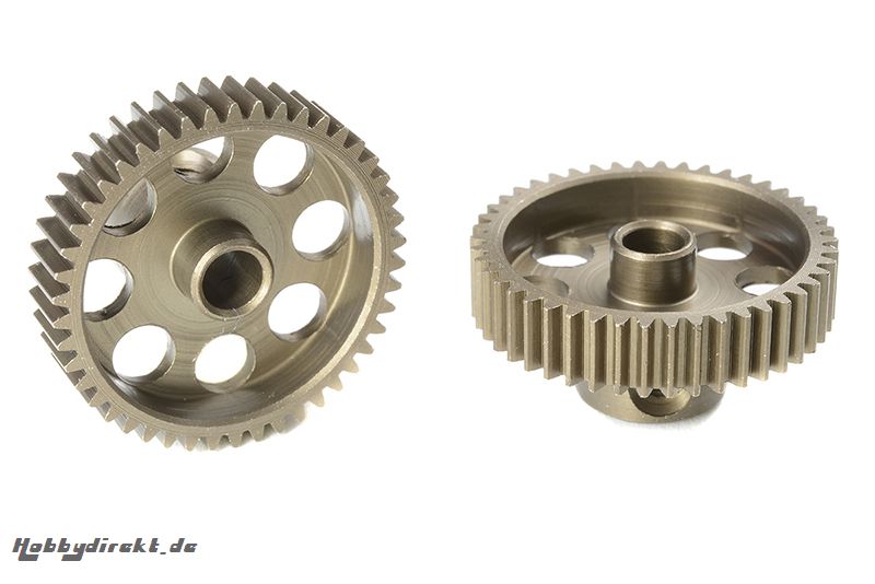 Team Corally - 64 DP Motorritzel - Stahl gehärtet - 46 Zähne - Welle 3.17mm C-71346