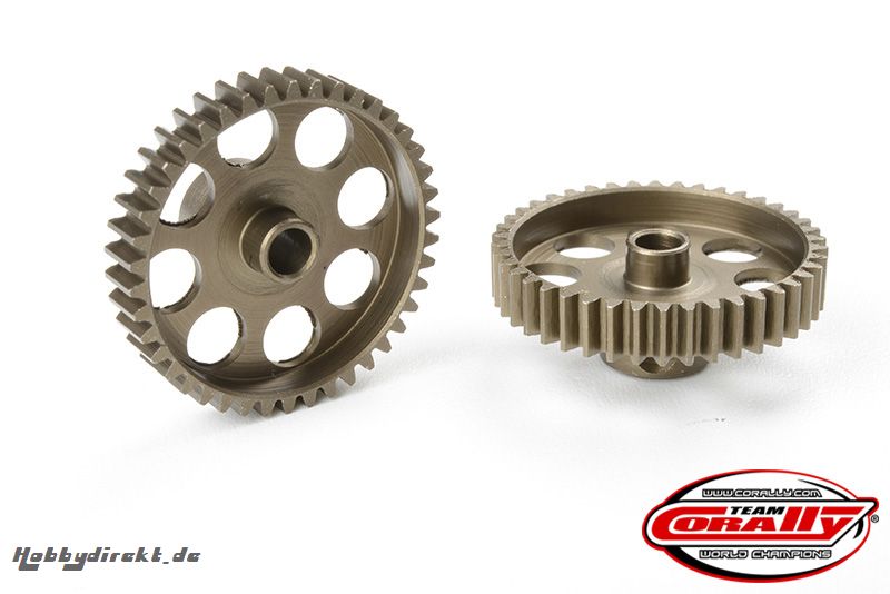 Team Corally - 48 DP Pinion  Short  Hardened Steel  41 Teeth  - Ã¸3.17mm C-71441